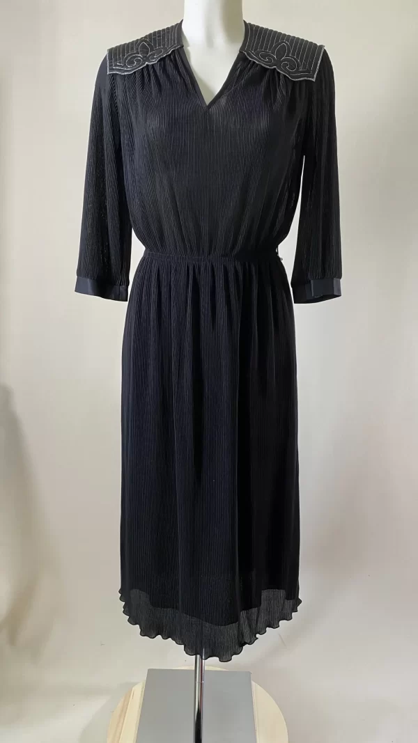 Robe longue cocktail à manches longues