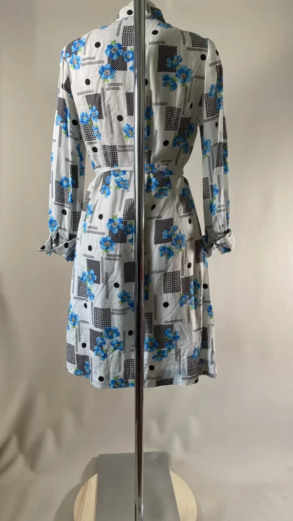 Robe midi col pelle à tarte – Image 2