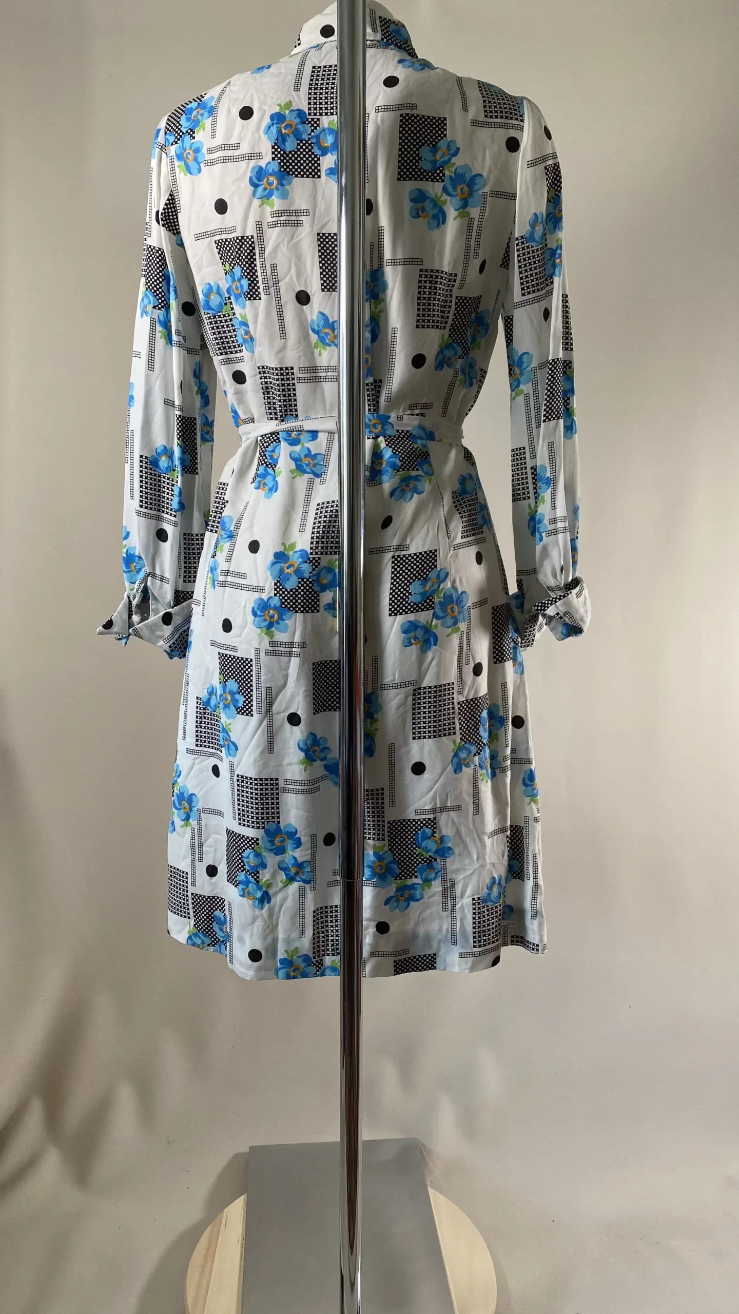 Robe midi col pelle à tarte – Image 2