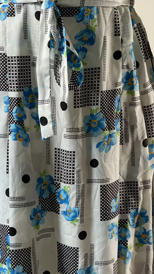 Robe midi col pelle à tarte – Image 3