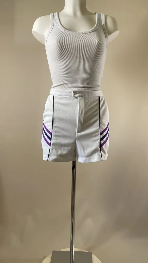 Short de tennis à rayures 80's